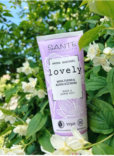 LOVELY Aroma Shower Gel ros och jasmin, 200 ml NY