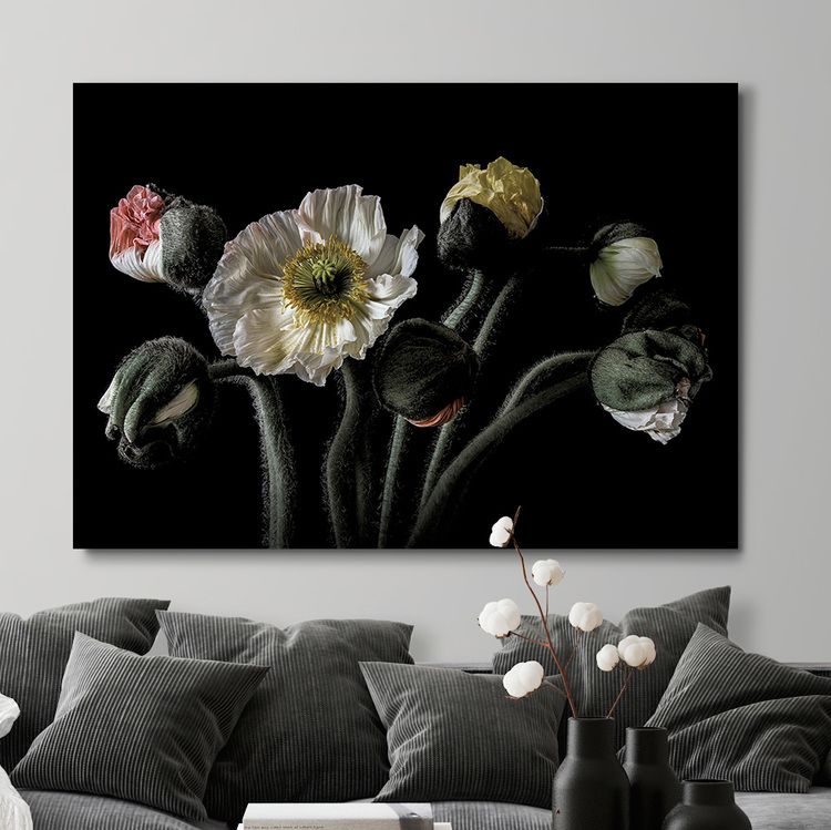 Poppy Bouquet Canvas
