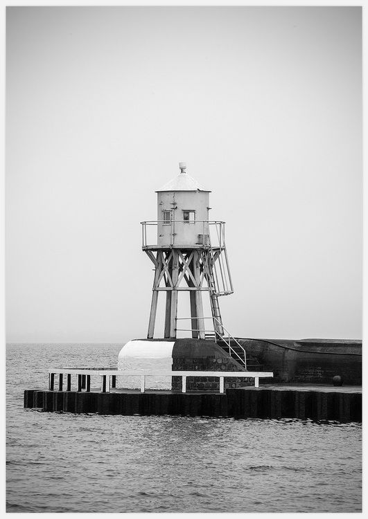 Lighthouse Råå Art Print