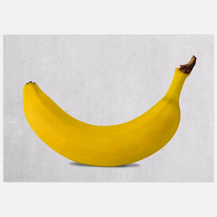 Tavla med banan.