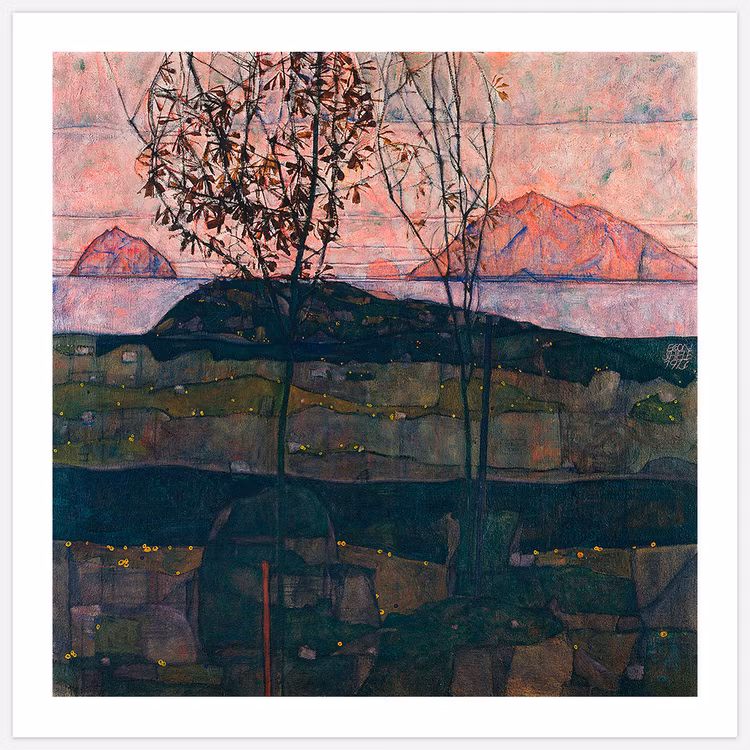 Setting Sun Art Print