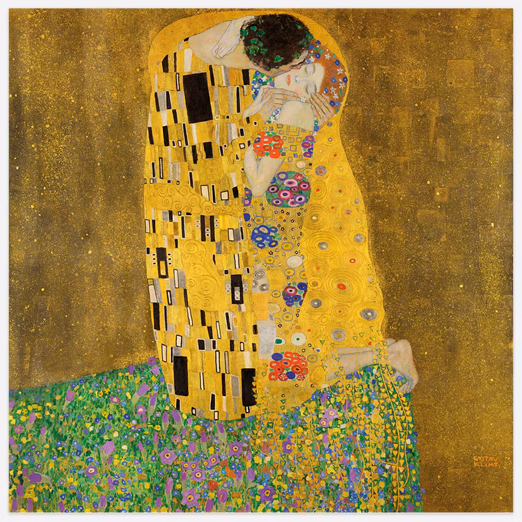 The Kiss Art Print