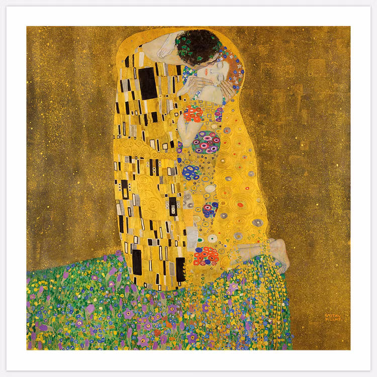 The Kiss Art Print