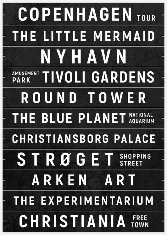Copenhagen Tour Art Print