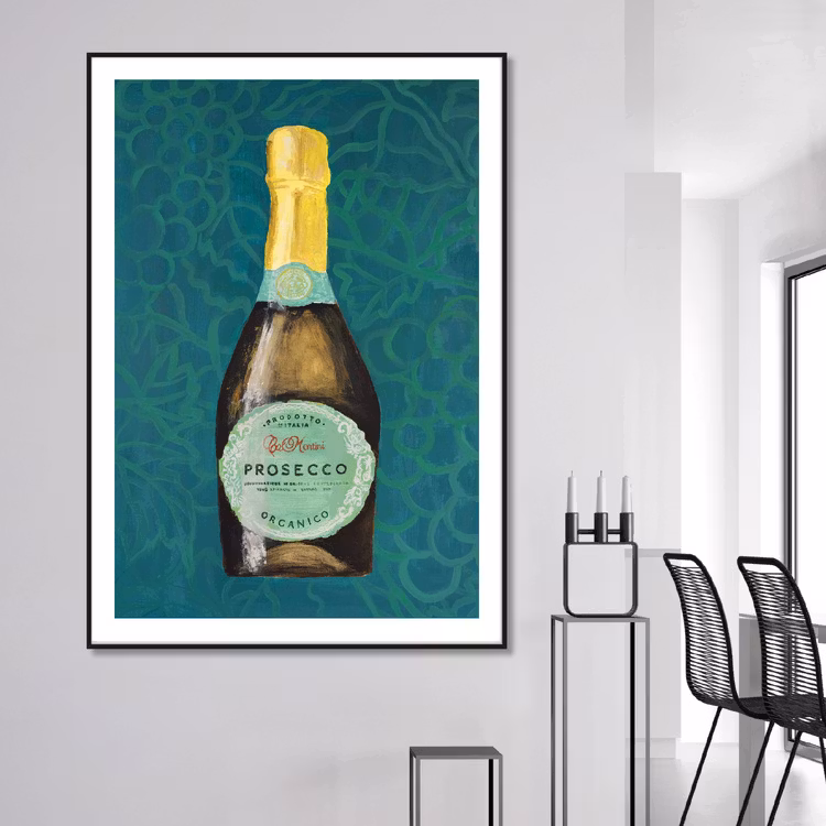 Sparkling Wine Art Poster