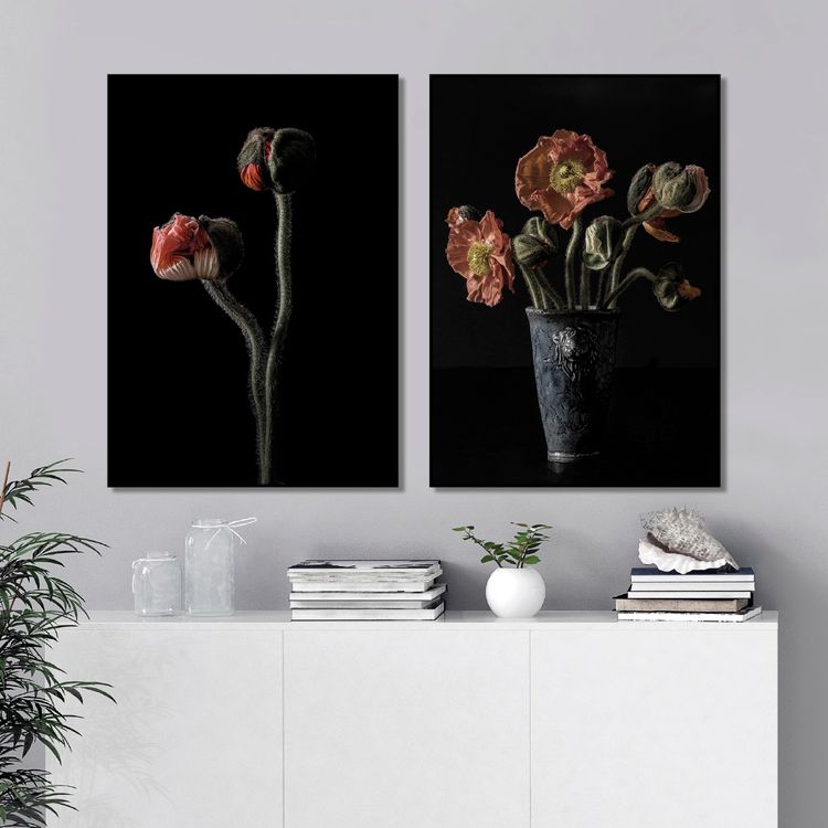 Tavelvägg Red Poppy Posters