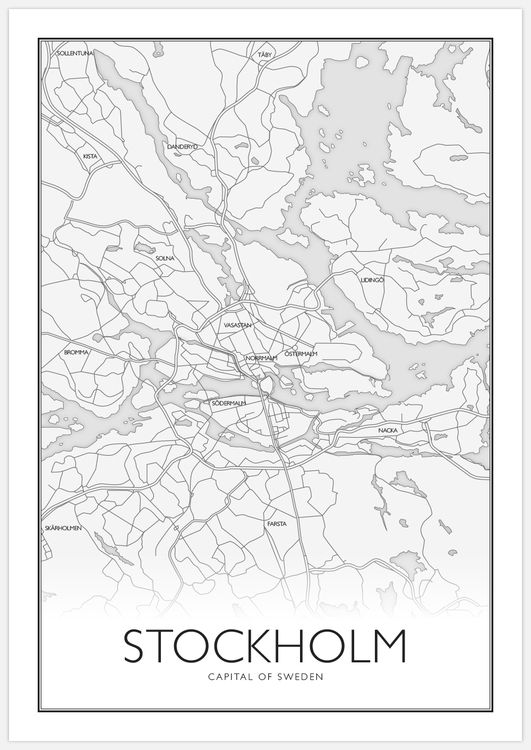 Stockholm map