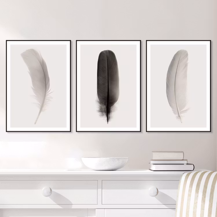 White Feather Art Print