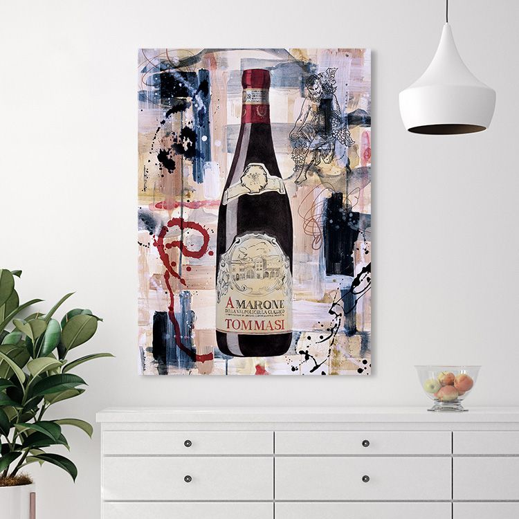 Red Wine Artwork Canvas