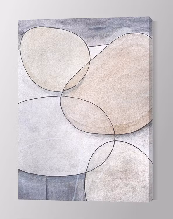 Oval Stones Canvas