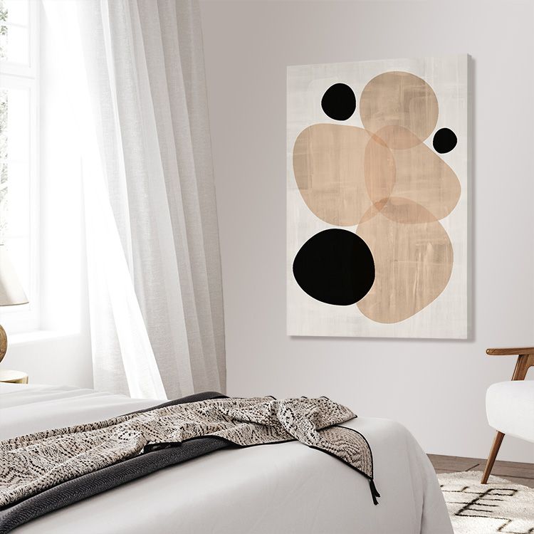 Abstract Ovals Canvastavla