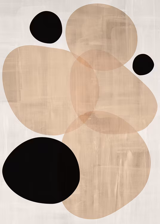 Abstract Ovals Canvastavla