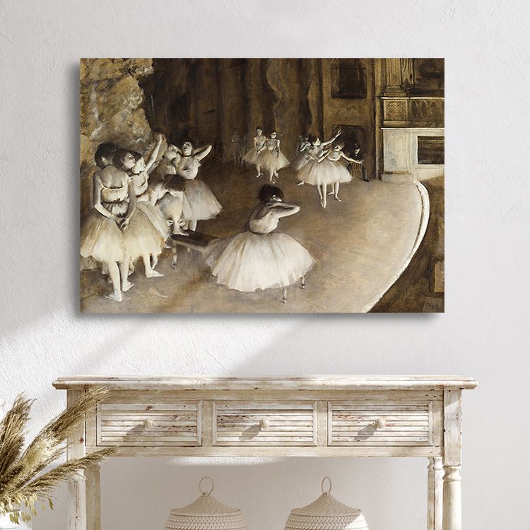 Ballet Rehearsal on Stage – Edgar Degas