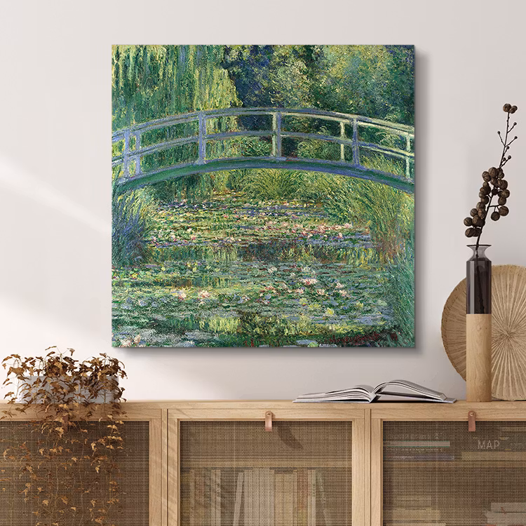 Tavla med The water-lily av Monet