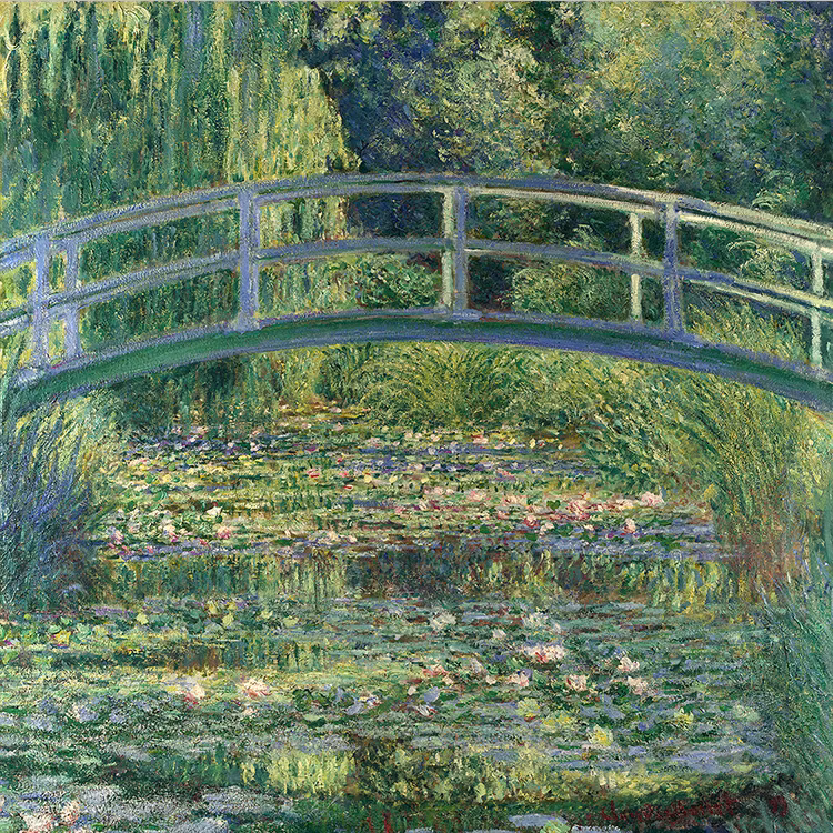The Water-Liliy Pond Canvas – Claude Monet