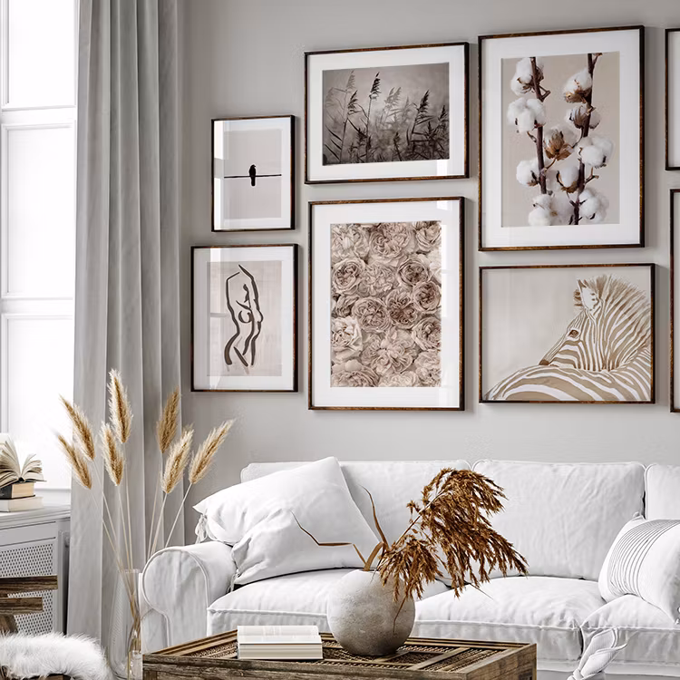 Reeds in Evening Light Warm Art Print