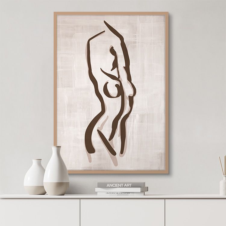 Female shape poster