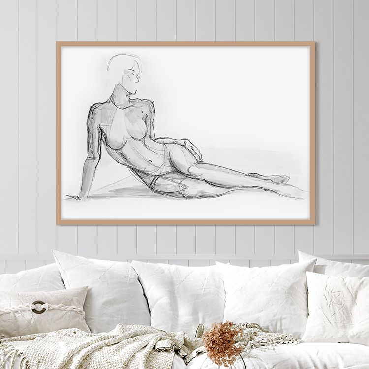 Female Life Drawing Poster