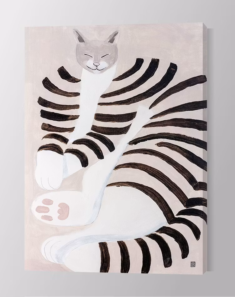 Catnap Canvastavla