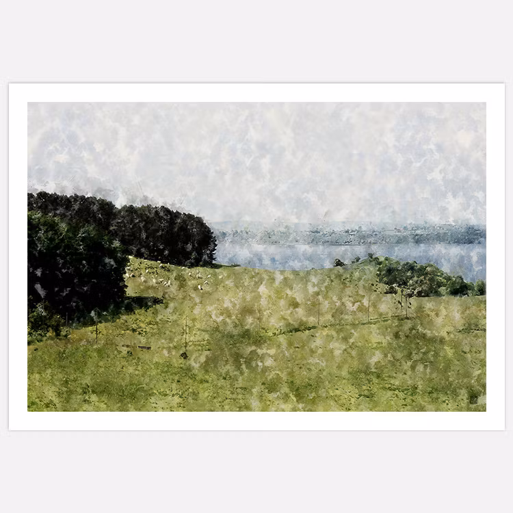 Landskapstavla tavla med landskap av Insplendor Art Studio i Sverige.