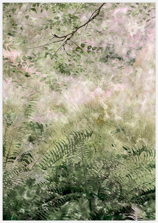 Soft Summer Forest Art Print