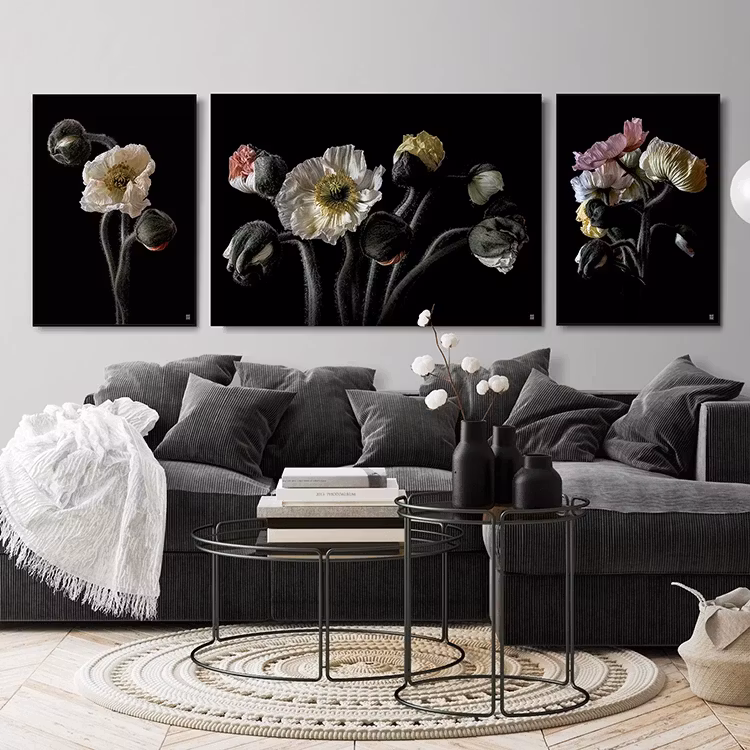 Poppy Bouquet Art Print