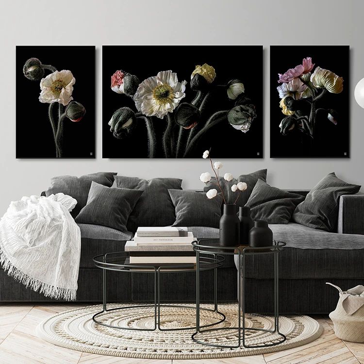 Tavelvägg Poppies posters