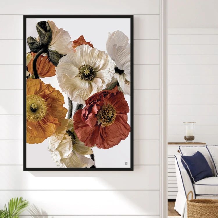 Light-coloured Poppies Poster variant 2