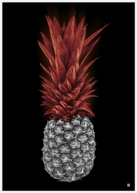 Vulcano Pineapple Art Print