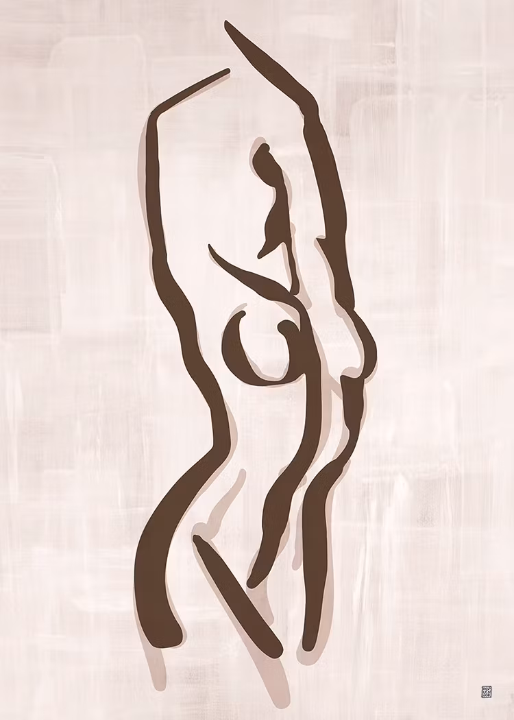 Female Shape canvas