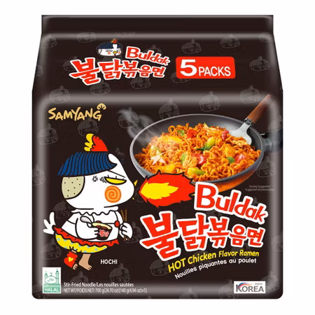 SAMYANG | Buldak (Hot Chicken Flavor Ramen) Original (5 packs) 700g