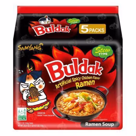 SAMYANG | Buldak (Hot Chicken Flavor Ramen) Stew Type (5 packs) 725g