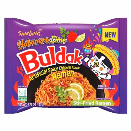 SAMYANG | Buldak (Hot Chicken Flavor Ramen) Habanero Lime 135g