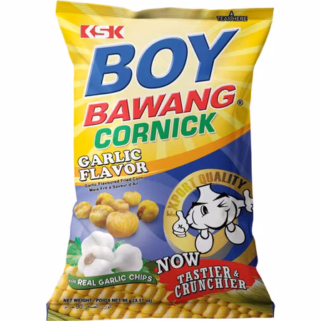 BOY BAWANG | Cornick Garlic Flavor 90g