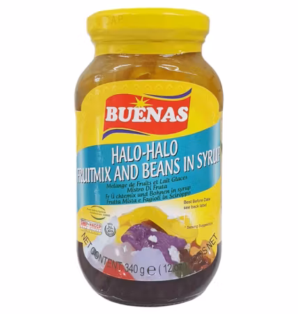 BUENAS | Fruit Mix and Bean in Syrup (Halo Halo) 340g