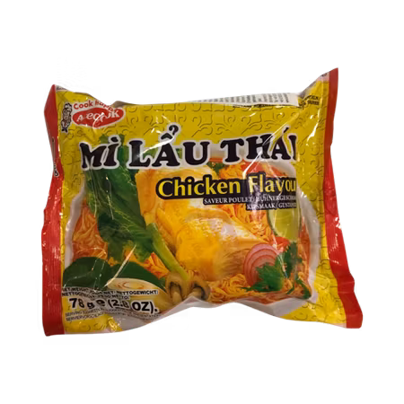 ACECOOK | Mi Lau Thai Noodles, Chicken Flavour 78g