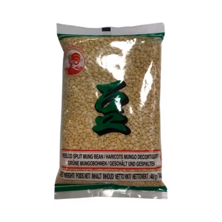 COCK BRAND | Peeled Split Mung Bean 400g
