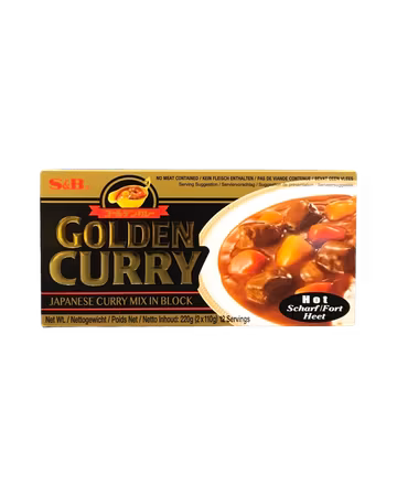 S&B | Golden Curry (Japanese Curry Mix in Block) Hot 220g