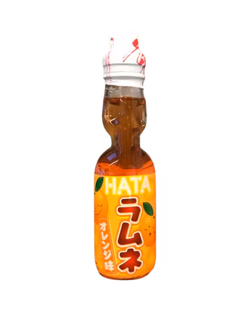 HATA KOSEN | Ramune Orange Soda Pop Drink 200mL