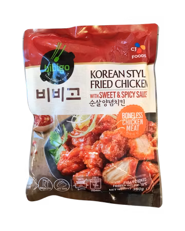 Bibigo korean style fried chicken swt n spicy sauce 350g