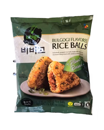 BIBIGO | Bulgogi Flavored Rice Balls (Plant Based) 500g