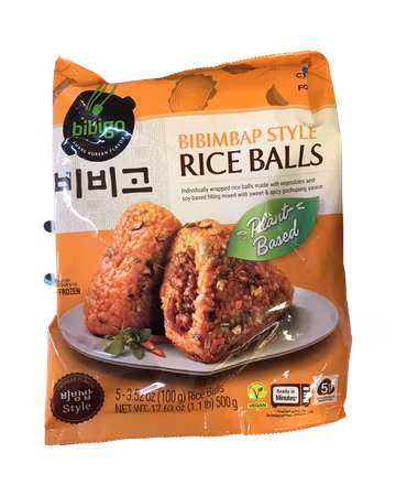 BIBIGO | Bibimbap Style Rice Balls (Plant Based) 500g