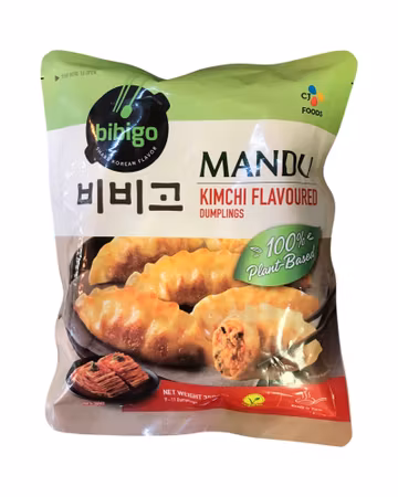 BIBIGO | Mandu Kimchi Flavoured Dumplings (100% Plant-Based) 350g