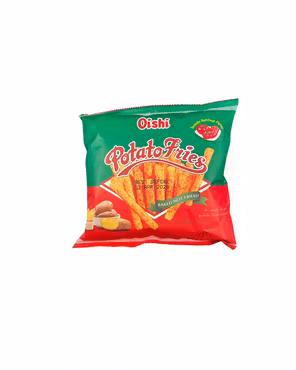 Oishi potatos fries tomato