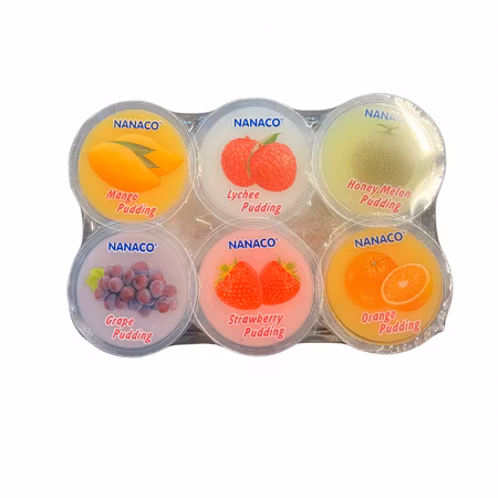 Nanaco Asstd Pudding w Nata de coco 480g