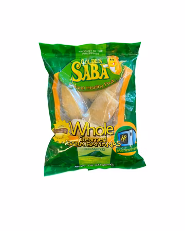 Golden Saba Steamed Bananas 454g