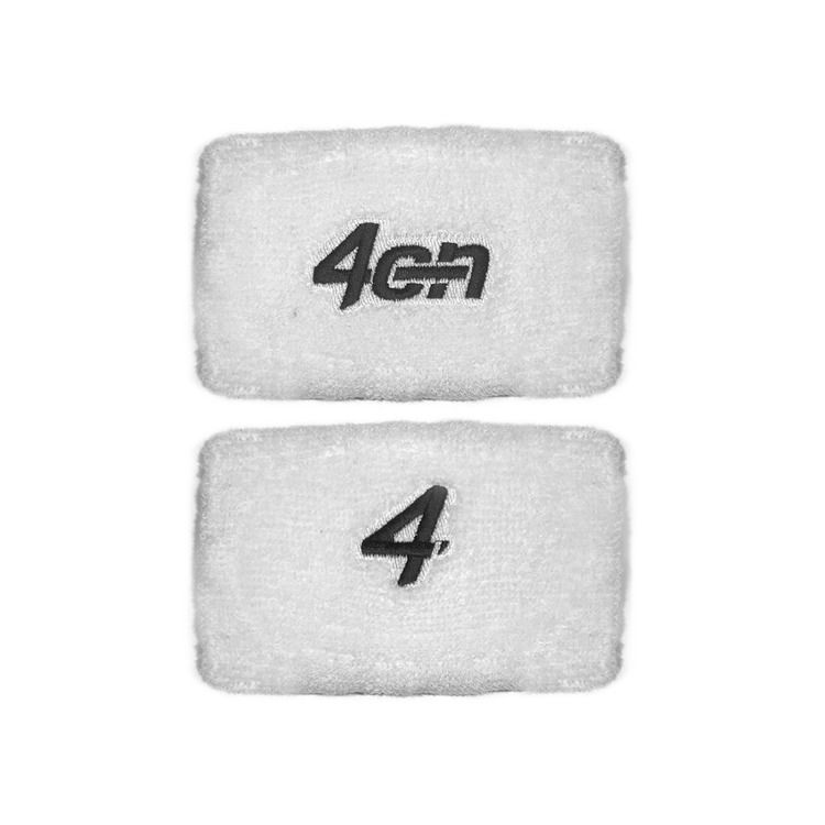 4on Wristband 2-Pack, White