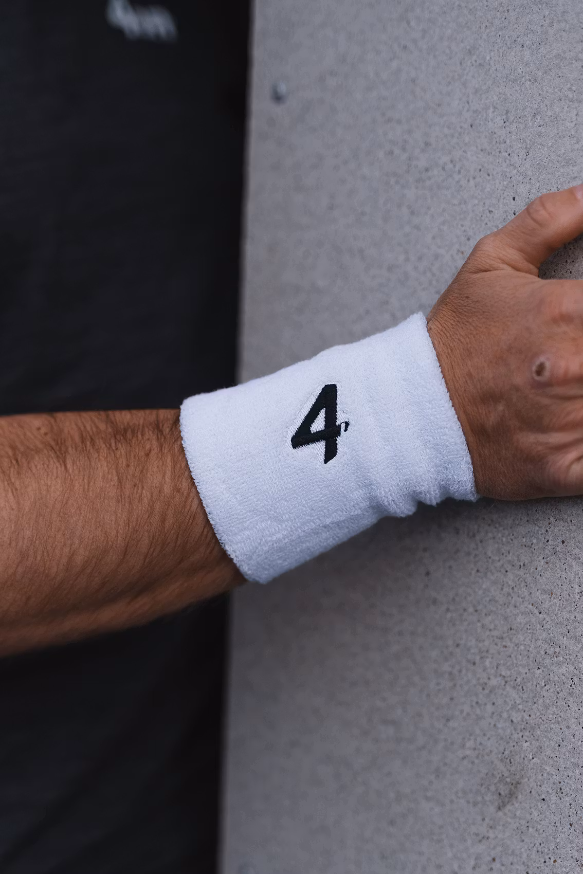 4on Wristband 2-Pack, White