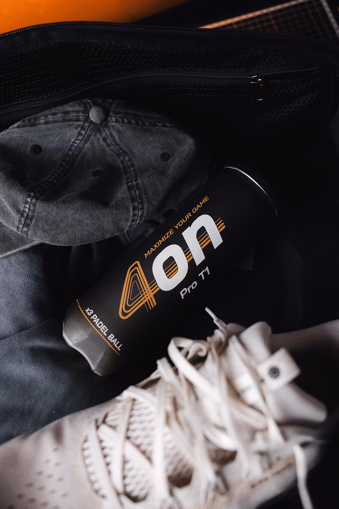 4on Pro T1 Padel Balls, 3-Pack Tube