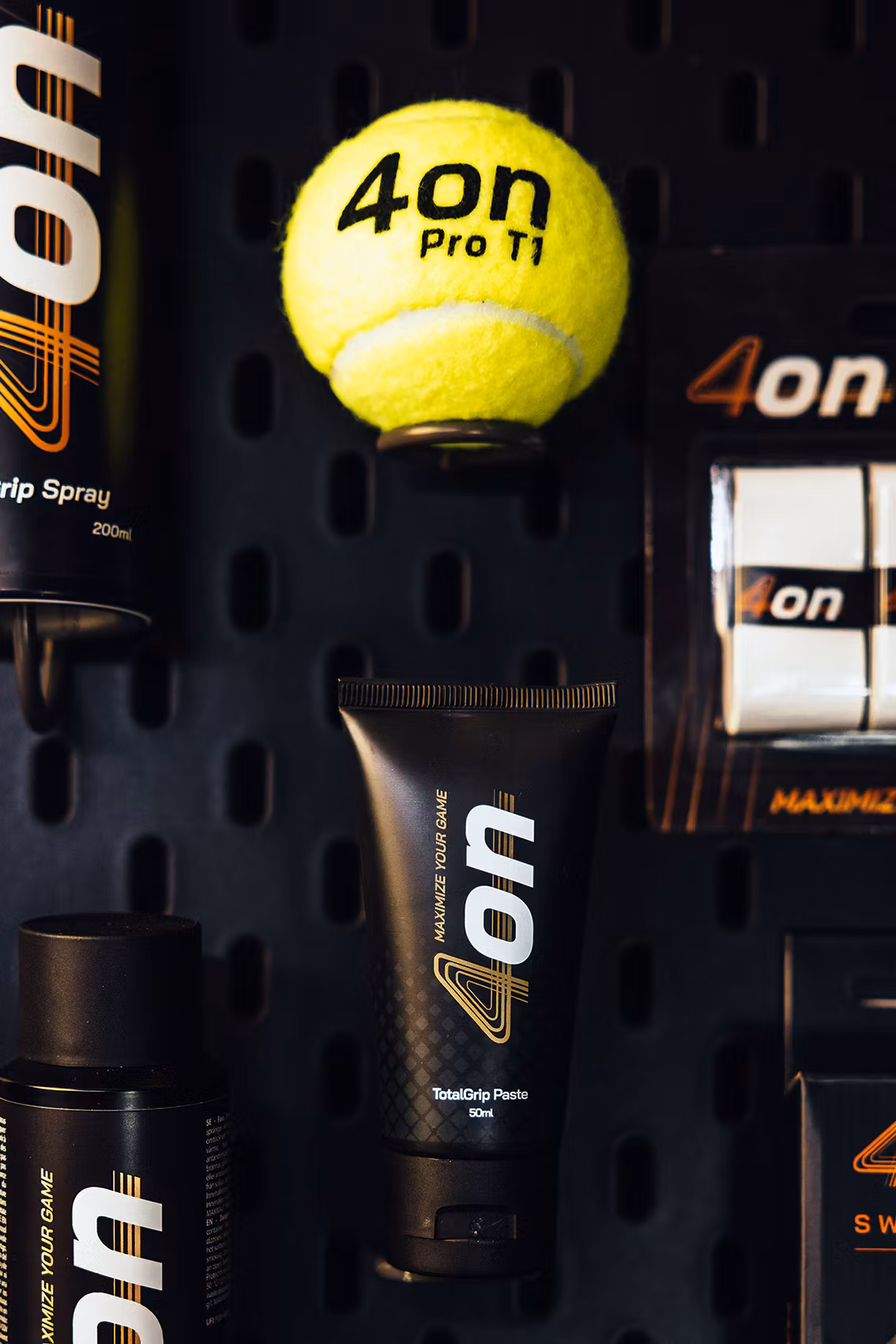 4on Pro T1 Padel Balls, 3-Pack Tube